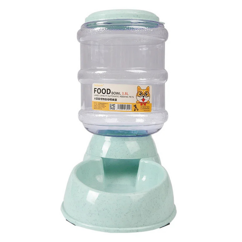 Comedouro e Bebedouro Automático para Pets - Alimentação e Hidratação Prática para Cães e Gatos | Capacidade Dupla