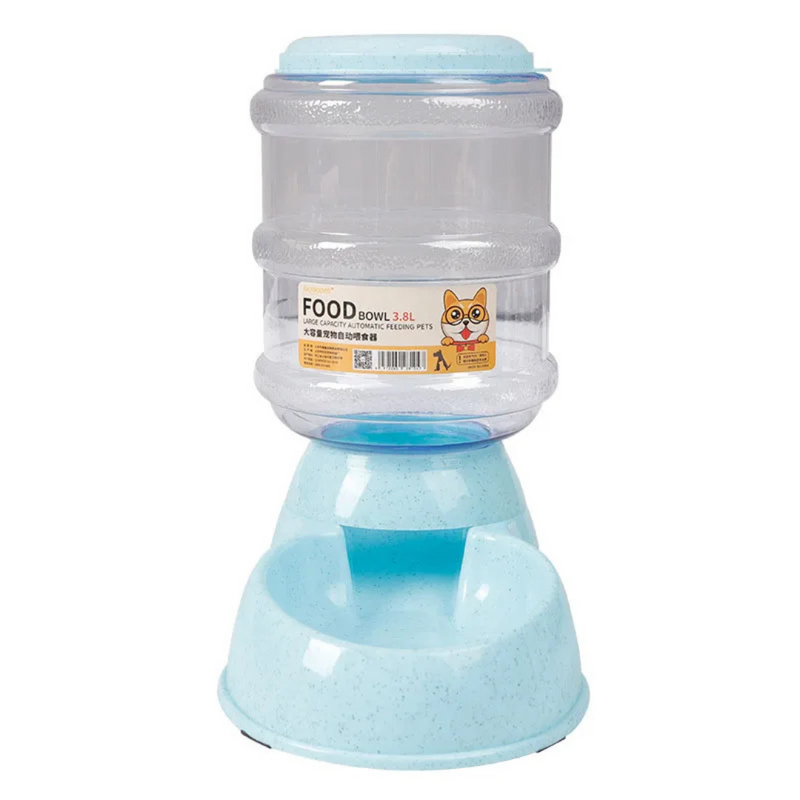 Comedouro e Bebedouro Automático para Pets - Alimentação e Hidratação Prática para Cães e Gatos | Capacidade Dupla