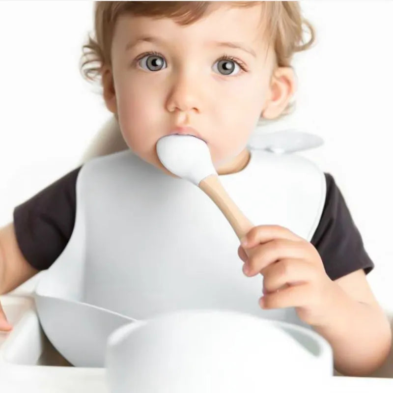 Kit Introdução Alimentar Silicone 9 Peças