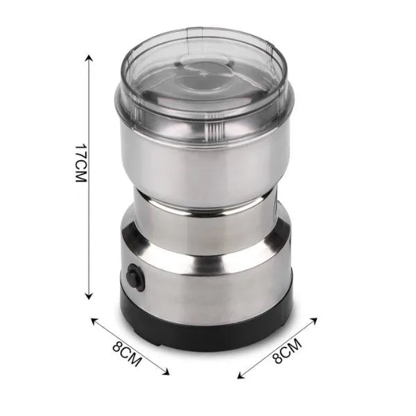Moedor e Triturador Elétrico de Grãos - Eficiente, Compacto e Versátil para Café, Especiarias e Mais