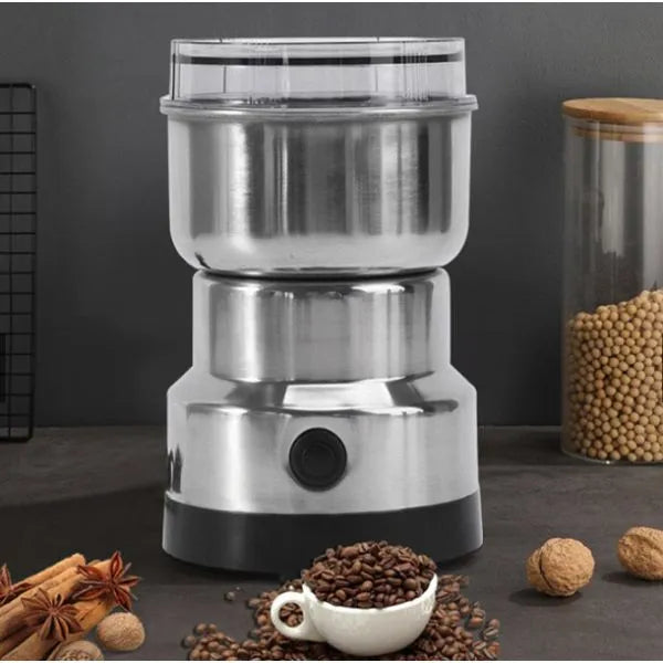 Moedor e Triturador Elétrico de Grãos - Eficiente, Compacto e Versátil para Café, Especiarias e Mais