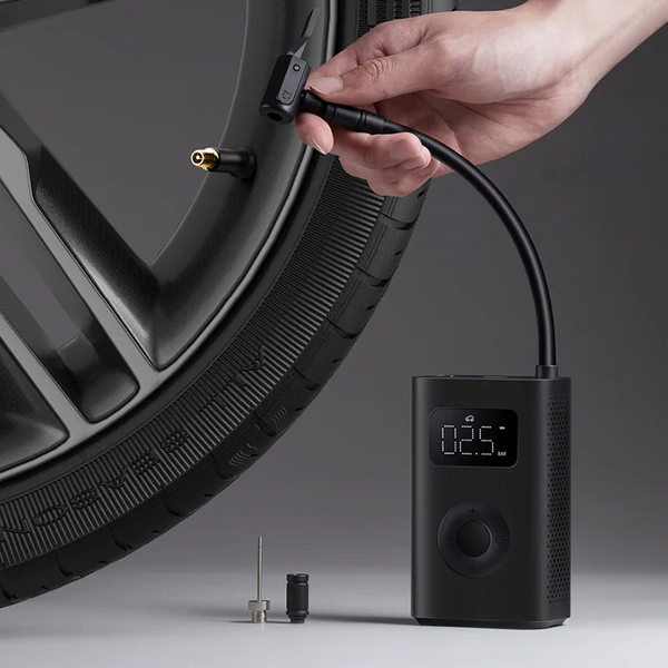 Mini Compressor de Ar Elétrico Portátil - Compacto e Potente para Carros, Bicicletas e Infláveis