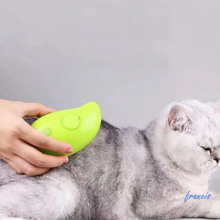 Escova a Vapor para Pets - Limpeza Profunda e Higienização com Tecnologia de Vapor | Remove Pelos, Sujeira e Odores | Segura para Pelos Sensíveis | Prática para Casa e Viagens