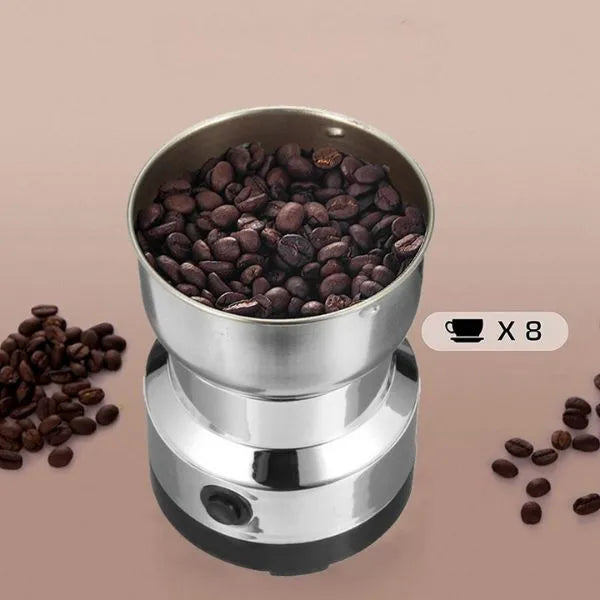 Moedor e Triturador Elétrico de Grãos - Eficiente, Compacto e Versátil para Café, Especiarias e Mais