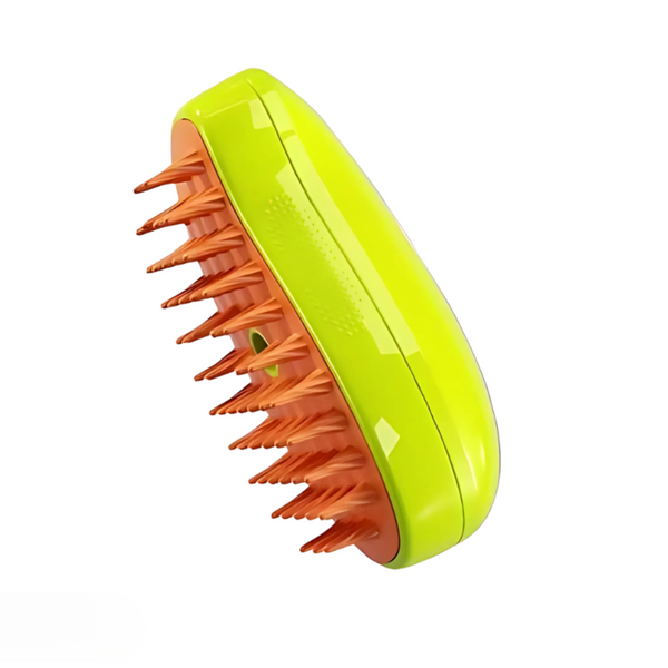 Escova a Vapor para Pets - Limpeza Profunda e Higienização com Tecnologia de Vapor | Remove Pelos, Sujeira e Odores | Segura para Pelos Sensíveis | Prática para Casa e Viagens