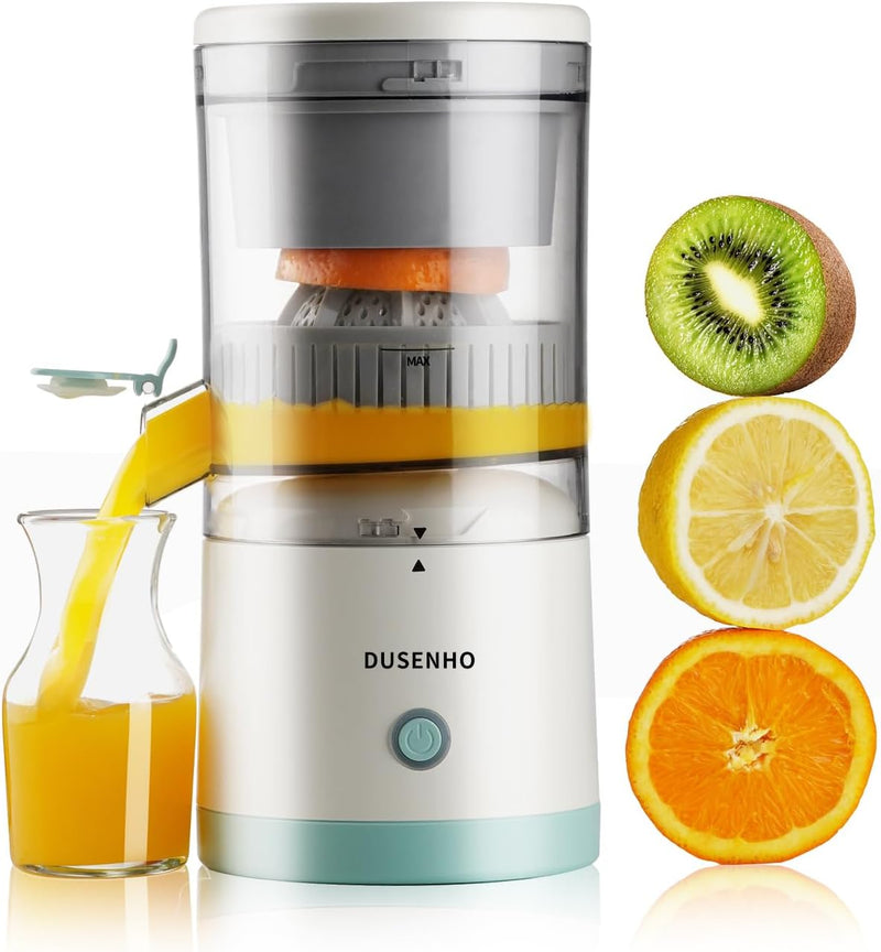 Espremedor de Frutas Automático Portátil Recarregável - Mini Design, 110V/220V, Ideal para Laranjas, Limões e Mais!
