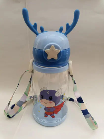 Garrafa Infantil Portátil com Desenho e Alça