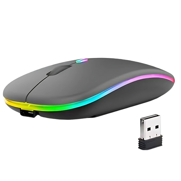 Mouse Sem Fio Luz de LED