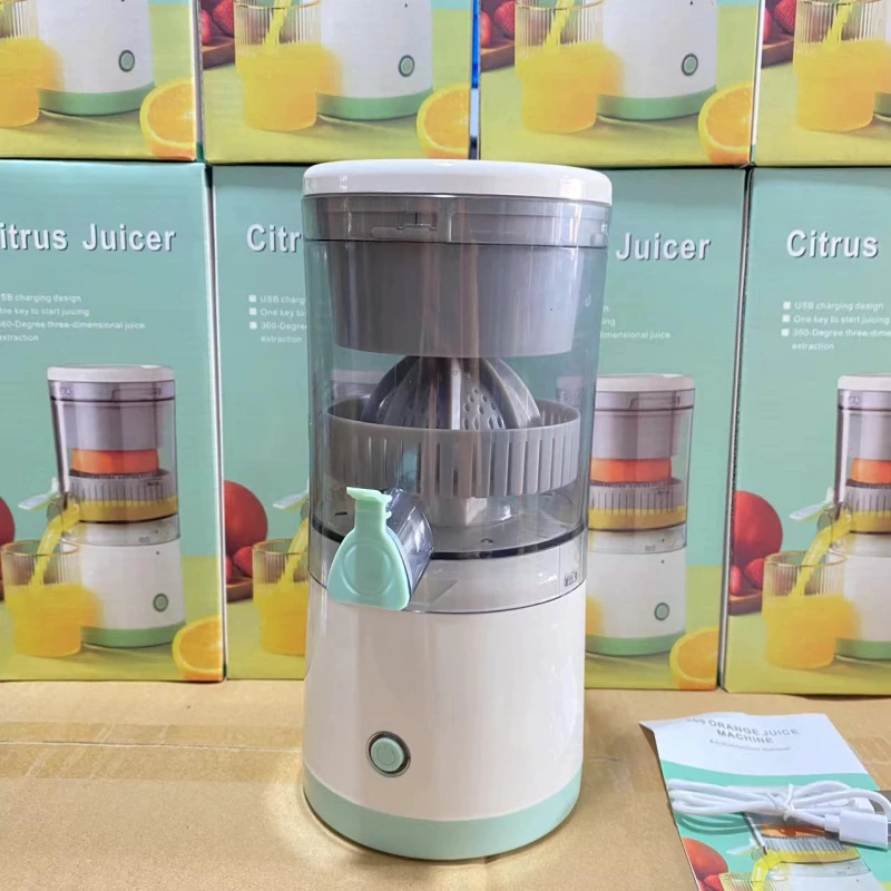 Espremedor de Frutas Automático Portátil Recarregável - Mini Design, 110V/220V, Ideal para Laranjas, Limões e Mais!