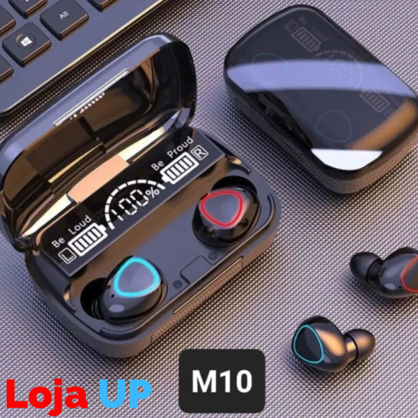 Fone de Ouvido M10: Som Premium, Conexão Sem Fio e Design Ergonômico para Todos os Estilos de Vida